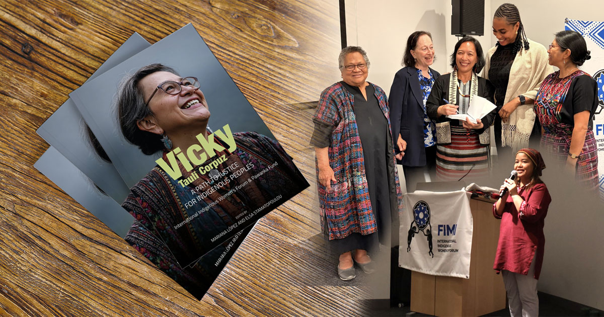 At New York University, the Book Vicky Tauli-Corpuz: A Path to Justice for Indigenous Peoples was Presented