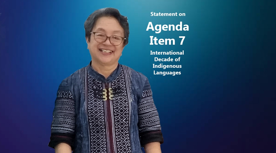 Statement on Agenda Item 7: International Decade of Indigenous Languages