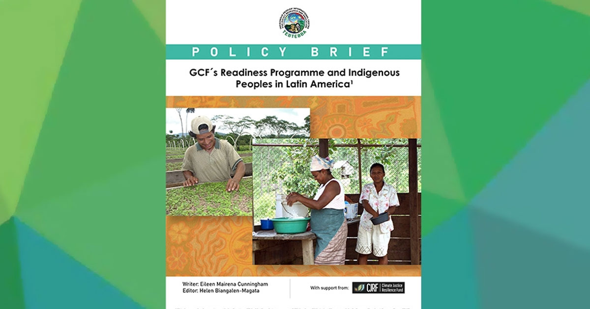 Policy Brief: GCF´s Readiness Programme and Indigenous Peoples in Latin America