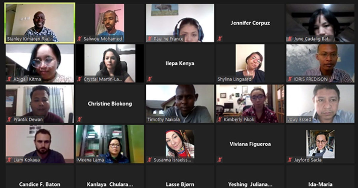 Young Indigenous Leaders and Advocates Train on Policy Advocacy in the UN CBD Processes