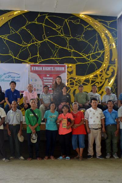 Human Rights Forum for  Barangays  Guinaang,  Galdang  and  Bagtayan