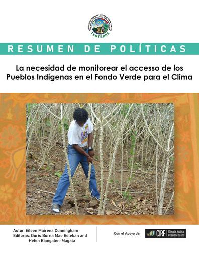 La necesidad de monitorear el accesso de los Pueblos Indígenas en el Fondo Verde para el Clima